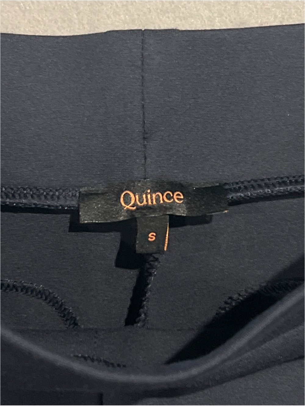 Quince Ultra-Stretch Ponte Wide Leg Pants Women’s Small Navy Blue - Picture 10 of 12